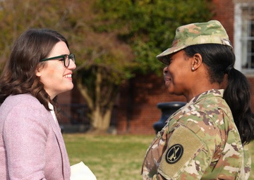 Rep. Sarah Elfreth visits Fort Meade