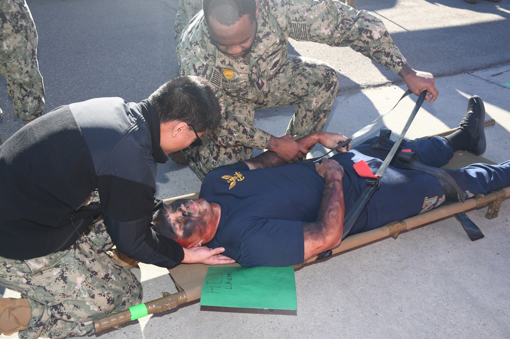 USNS Mercy Medical Treatment Facility Participates in Mass Casualty Response Drill