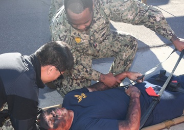 USNS Mercy Medical Treatment Facility Participates in Mass Casualty Response Drill