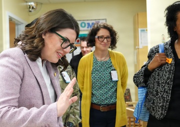 Rep. Sarah Elfreth visits Fort Meade