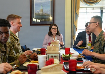 Rep. Sarah Elfreth visits Fort Meade