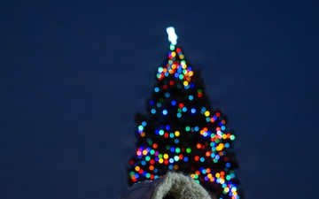 Christmas Tree lighting at Travis AFB