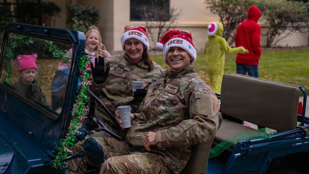 Christmas Tree lighting at Travis AFB