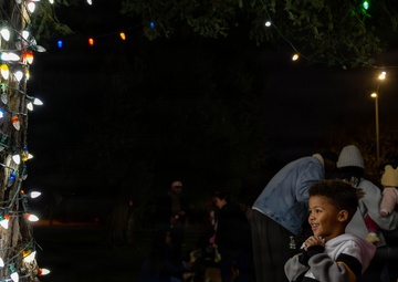 Christmas Tree lighting at Travis AFB