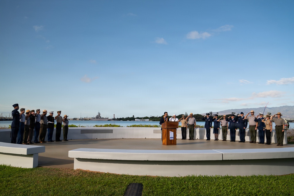 The 84th Pearl Harbor commemoration ceremony