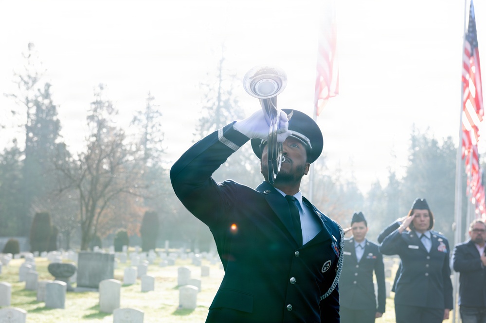 Fairchild AFB participates in Wreaths Across America in Spokane