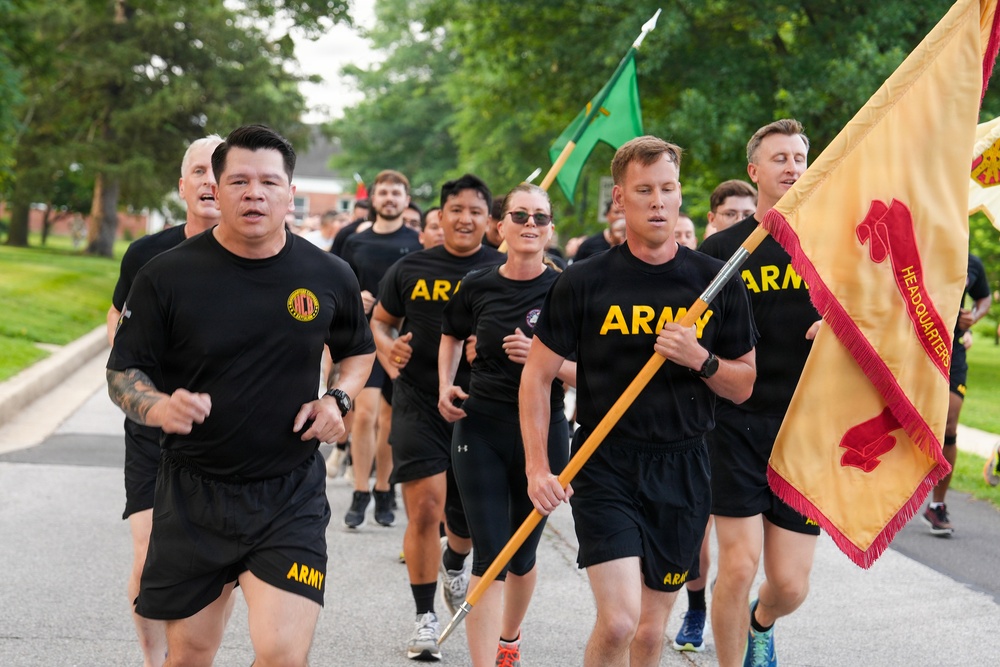Fort Meade 250th Army Birthday Run