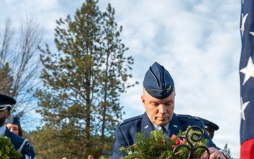 Fairchild AFB participates in Wreaths Across America in Spokane