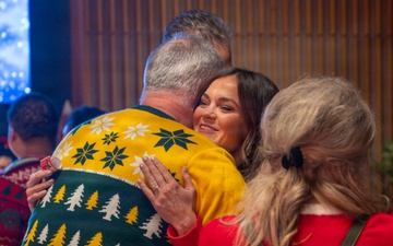 92nd ARW celebrates holidays, inducts new Honorary Squadron Commanders