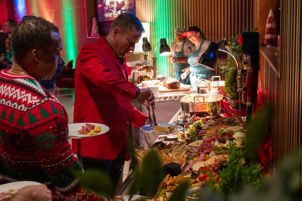 92nd ARW celebrates holidays, inducts new Honorary Squadron Commanders