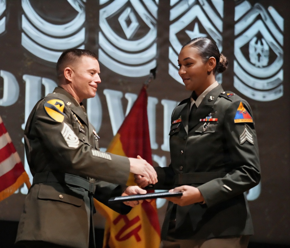 NCO induction Ceremony at Fort Bliss Texas