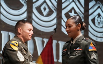 NCO induction Ceremony at Fort Bliss Texas