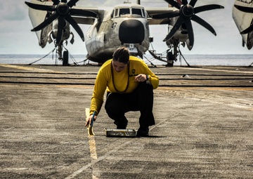 Nimitz Sailor Repaints a Shotline