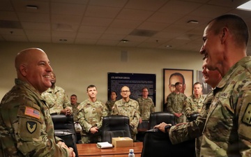 Brig. Gen. Christopher Niewind visits CASCOM
