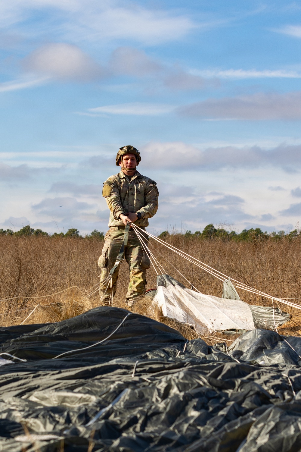 U.S. and International Paratroopers Train Together During Operation Toy Drop