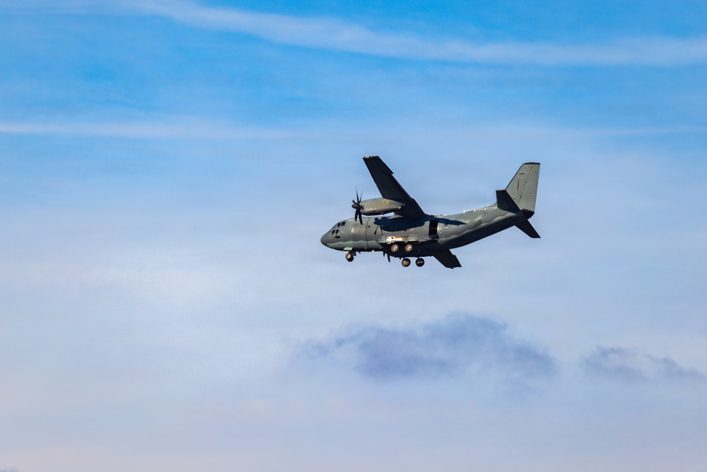 U.S. and International Paratroopers Train Together During Operation Toy Drop