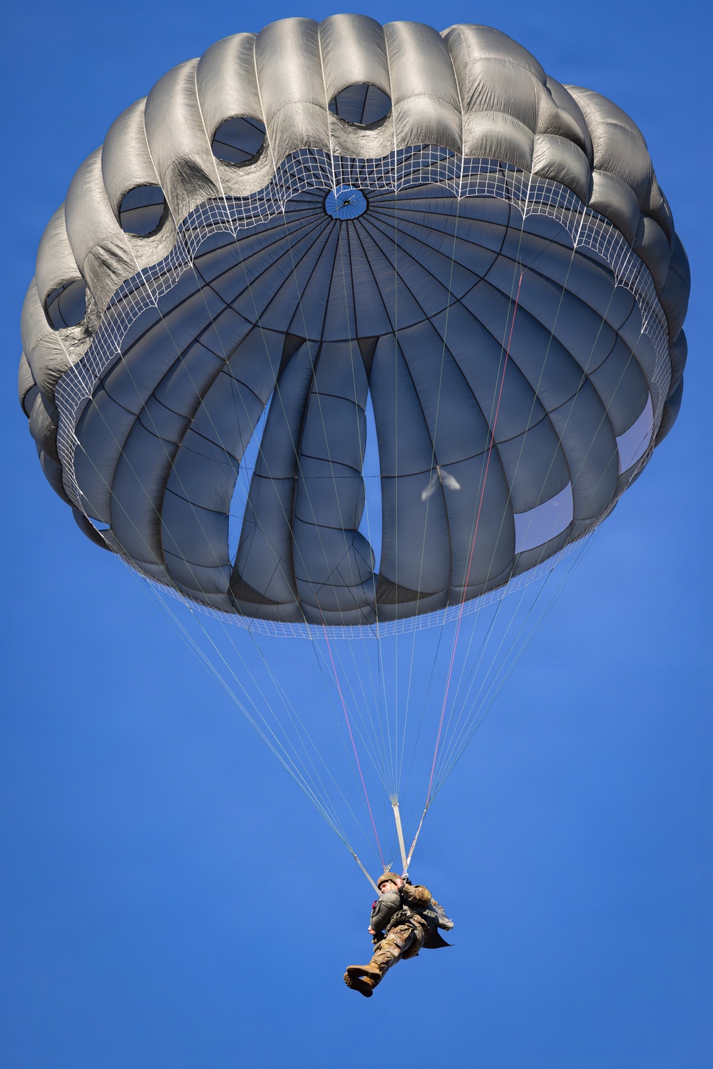 U.S. and International Paratroopers Train Together During Operation Toy Drop