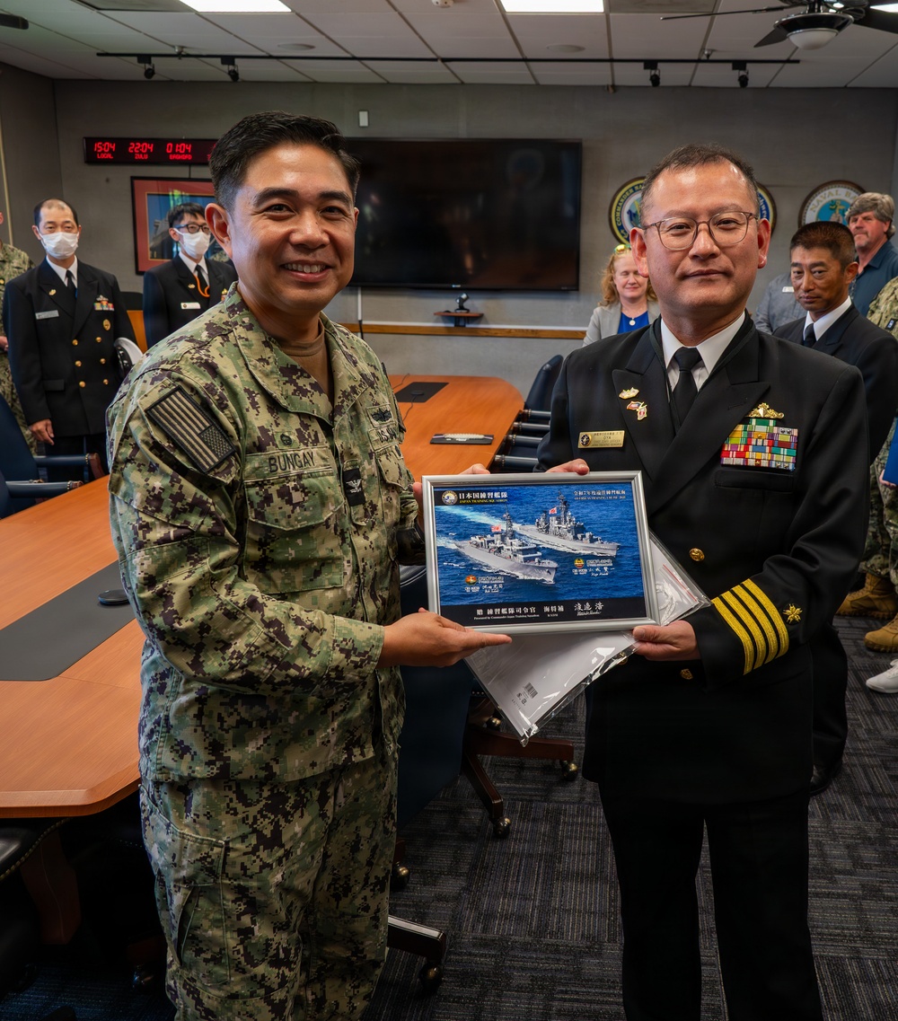 Naval Base San Diego Exchange Gifts With JS Chokai (DDG 176)