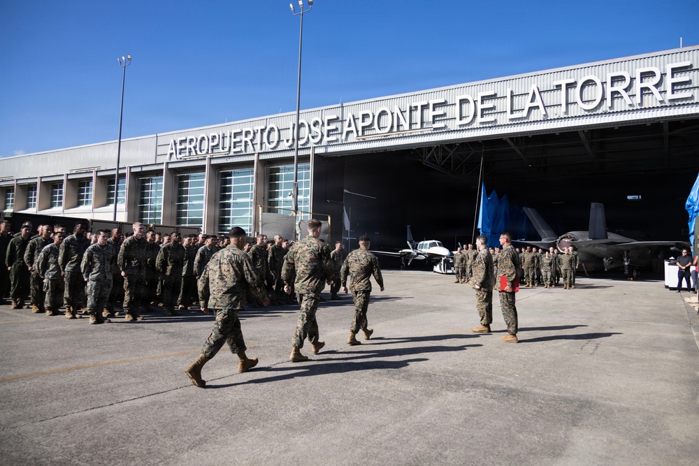SMMC visits VMFA-225 and 22nd MEU in Puerto Rico