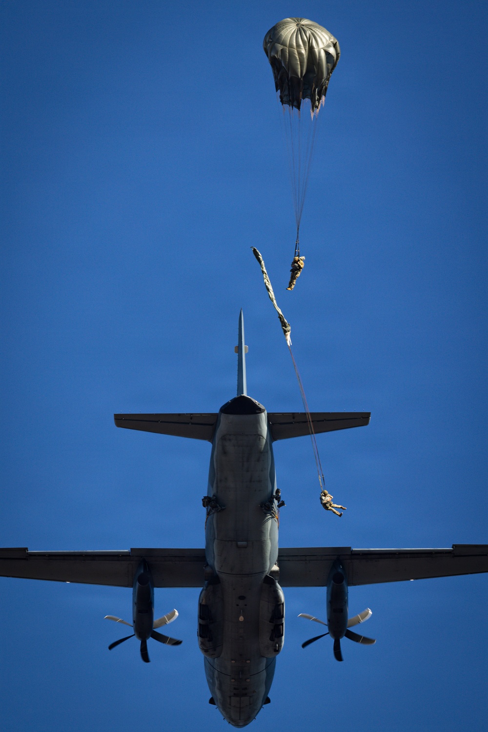 U.S. and International Paratroopers Train Together During Operation Toy Drop