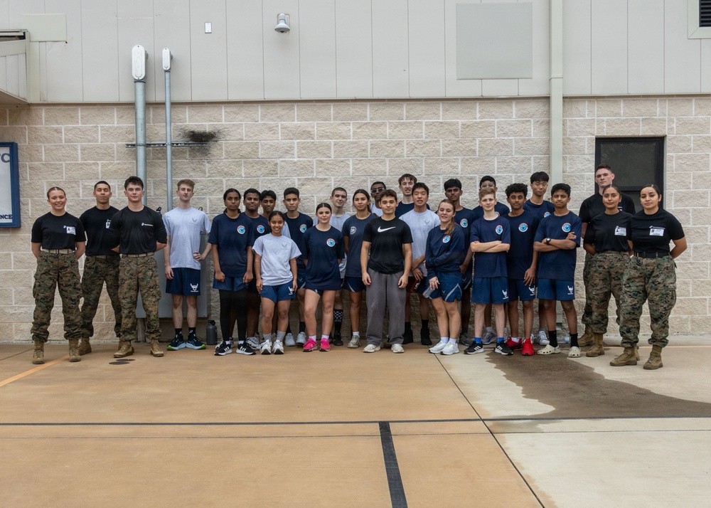 Austin North Marines visit Westwood High School