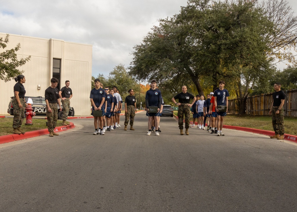 Austin North Marines visit Westwood High School