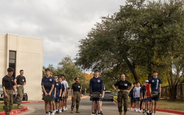 Austin North Marines visit Westwood High School