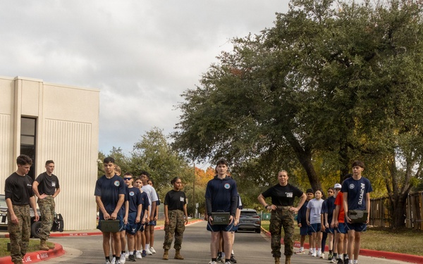 Austin North Marines visit Westwood High School