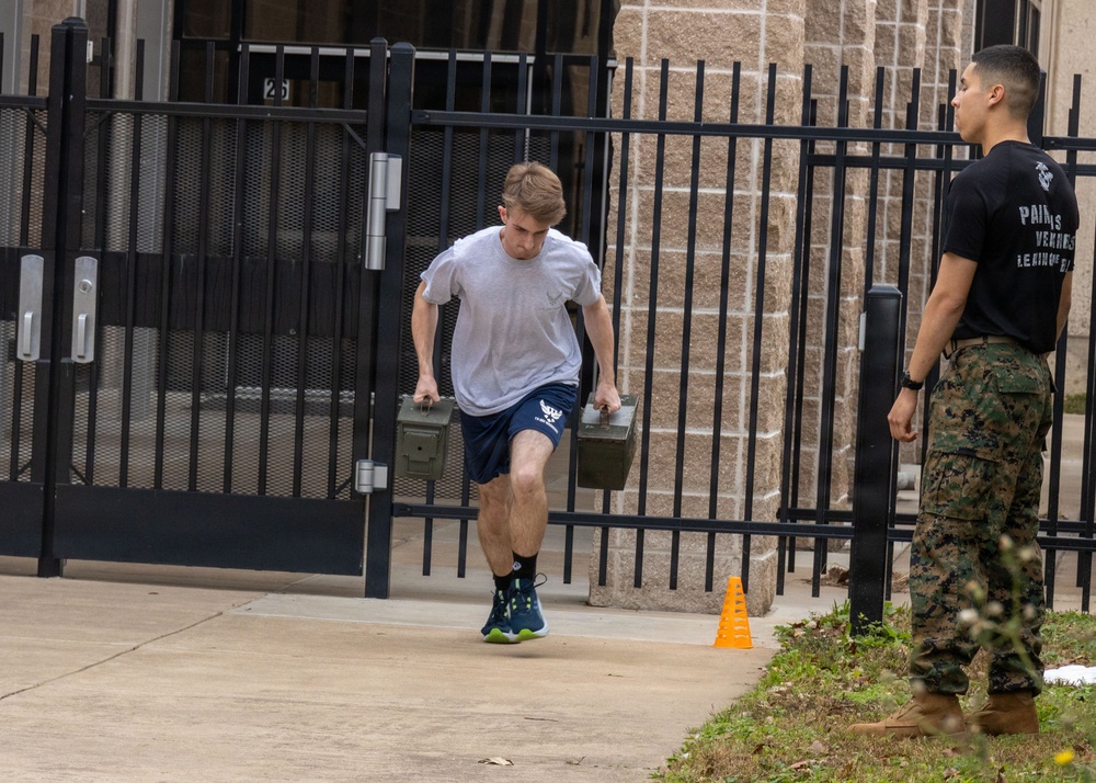 Austin North Marines visit Westwood High School