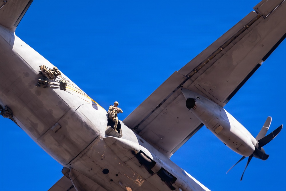 U.S. and International Paratroopers Train Together During Operation Toy Drop