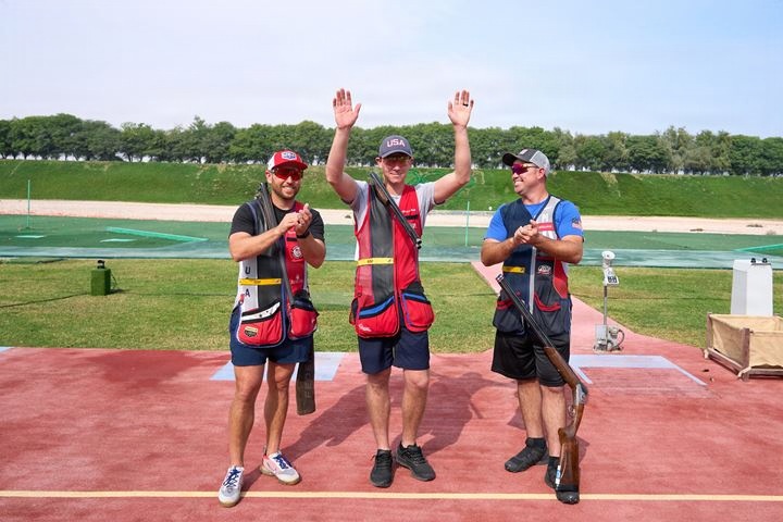Team USA Sweeps the Podium in Men's Skeet at World Cup Final-Doha