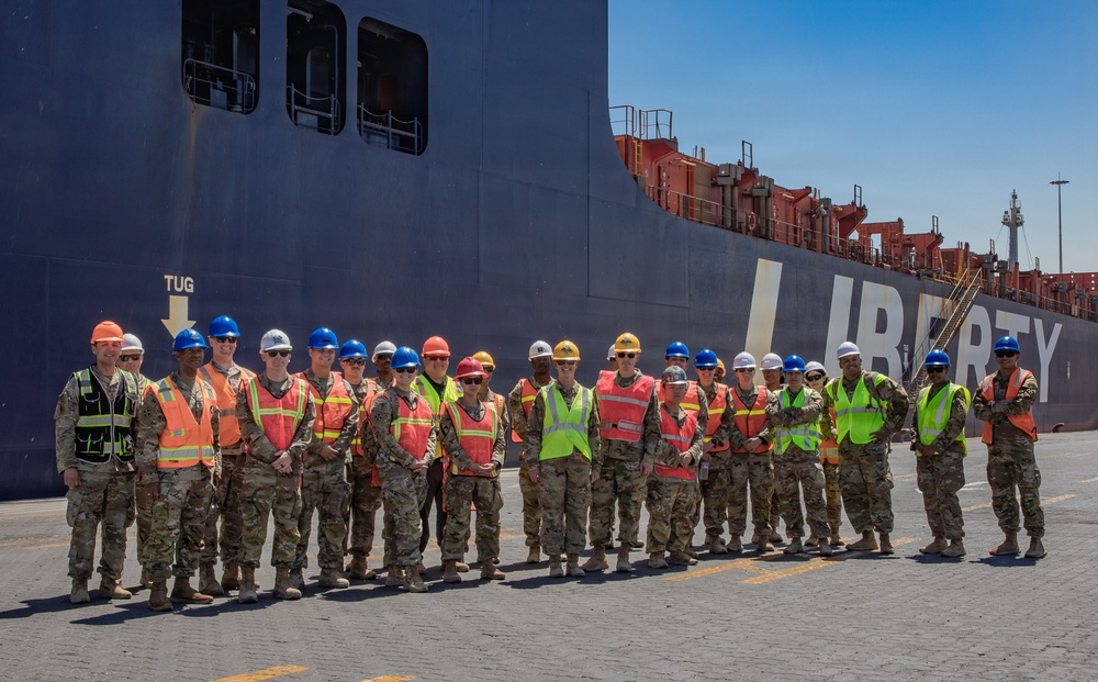 Bridging maritime and land-based logistical operations.
