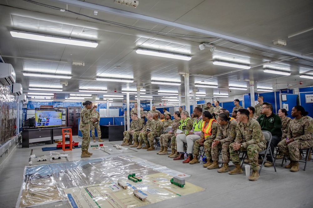 Bridging maritime and land-based logistical operations.