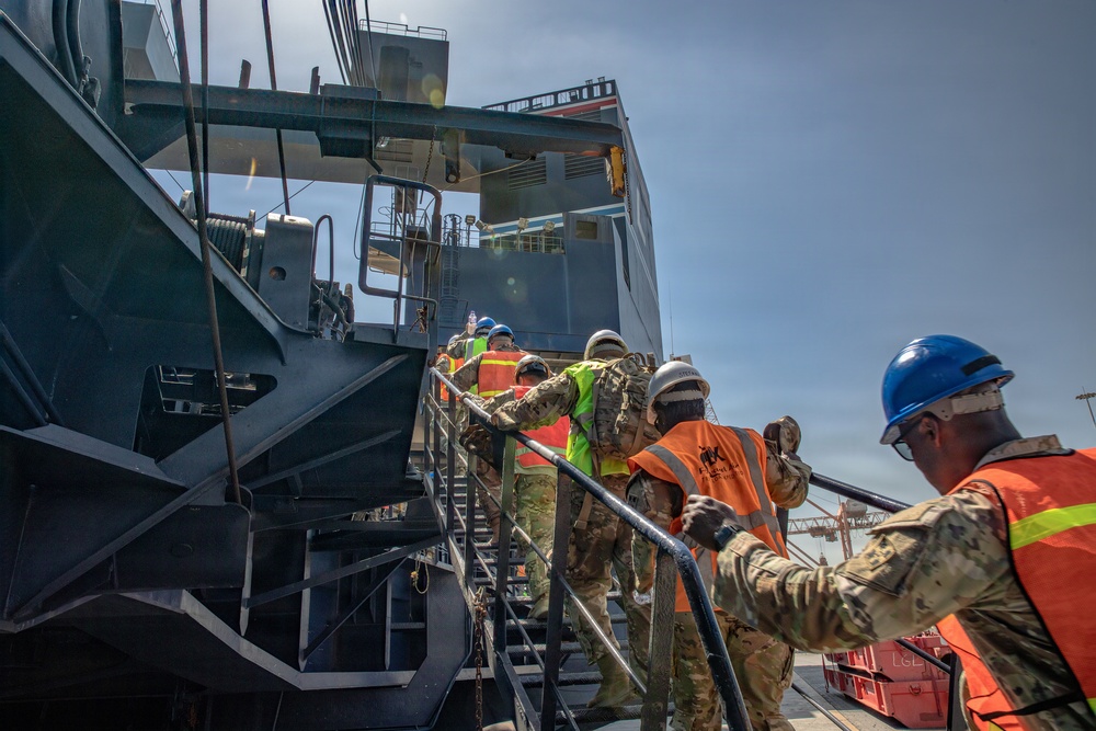 Bridging maritime and land-based logistical operations.