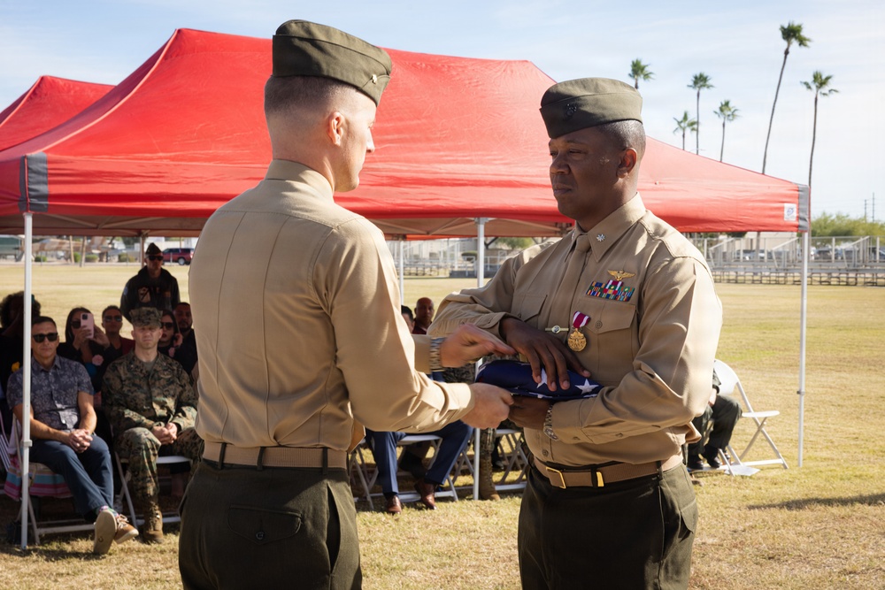 Lt. Col. Stephen R. Miggins Retires After 20 Years of Service