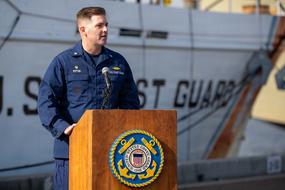 U.S. Coast Guard Cutter Active crew offloads $203 million in cocaine in San Diego