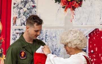 Mrs. Claus Visits MCAS Cherry Point 2025