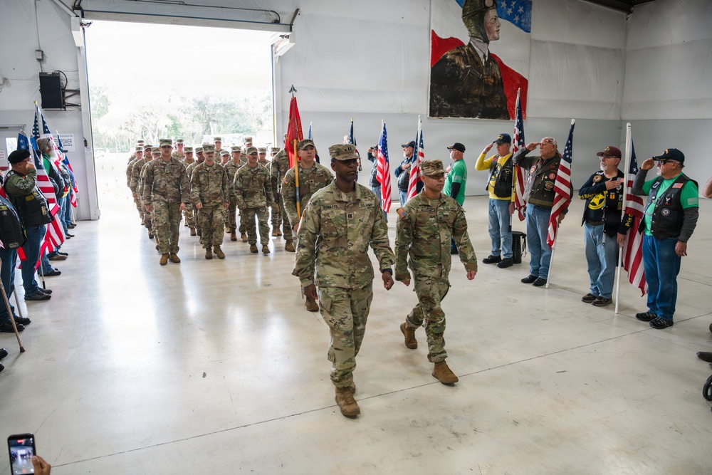 2-116 Field Artillery Regiment conducts departure ceremony