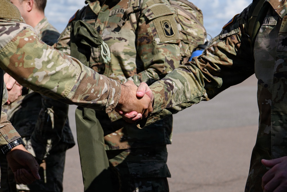 2-116 Field Artillery Regiment conducts departure ceremony