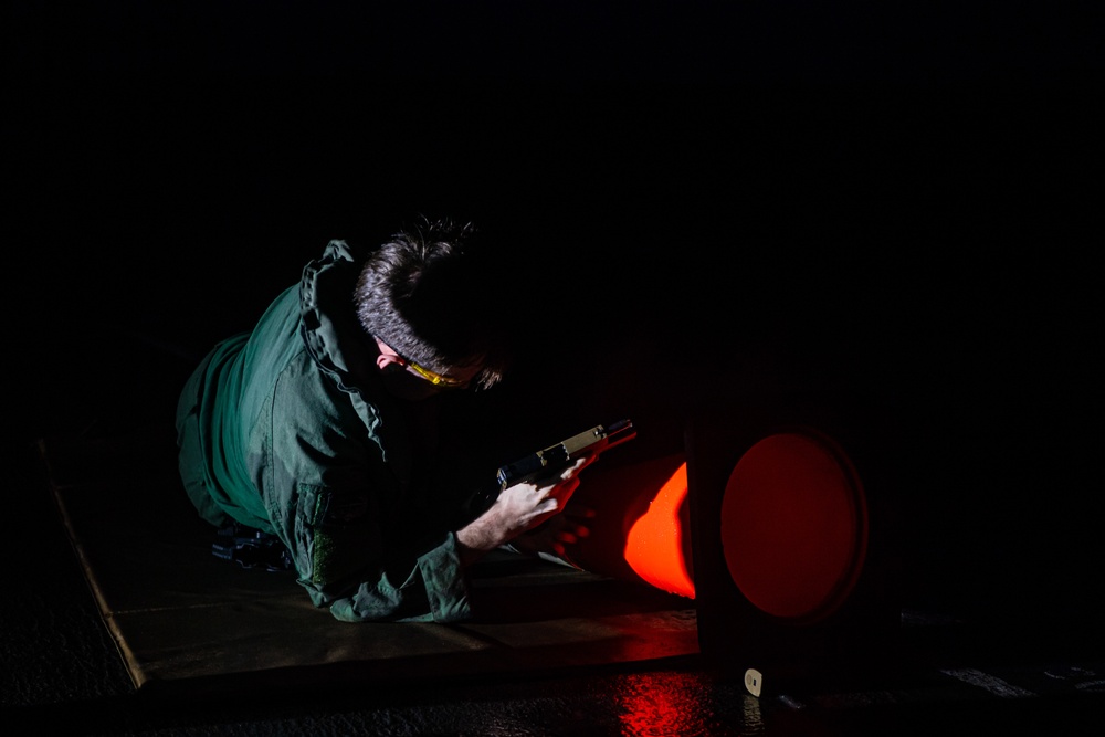 Nimitz Sailors Conduct Live-Fire Exercise