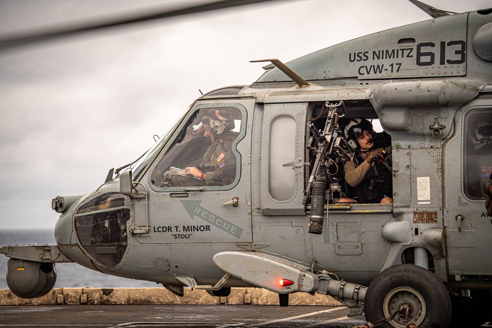 USS Nimitz Conducts Flight Operations