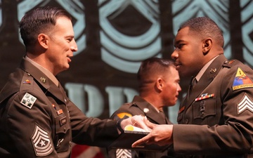 NCO Induction Ceremony at Fort Bliss