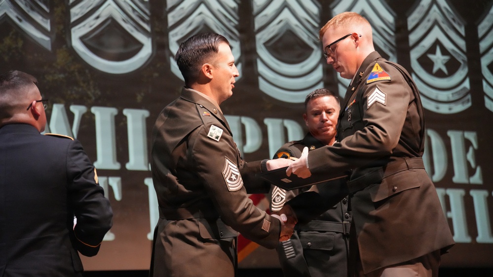 NCO Induction Ceremony at Fort Bliss