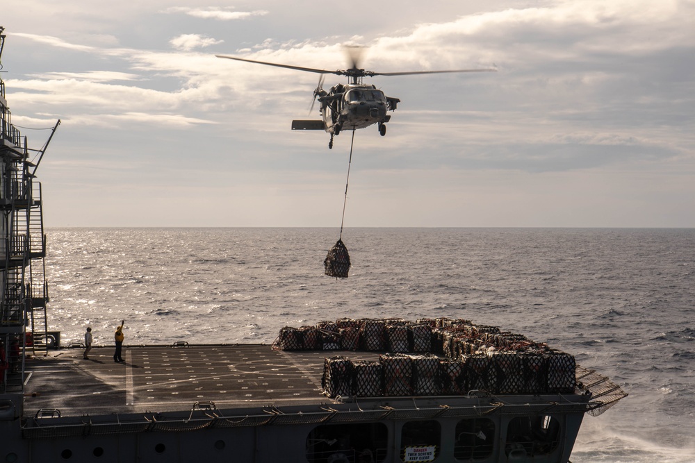 Nimitz Conducts Vertical Replenishment-at-Sea
