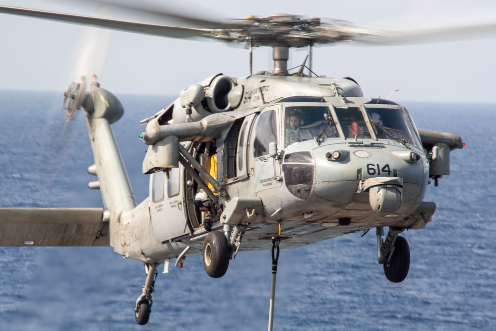 Nimitz Conducts Vertical Replenishment-at-Sea