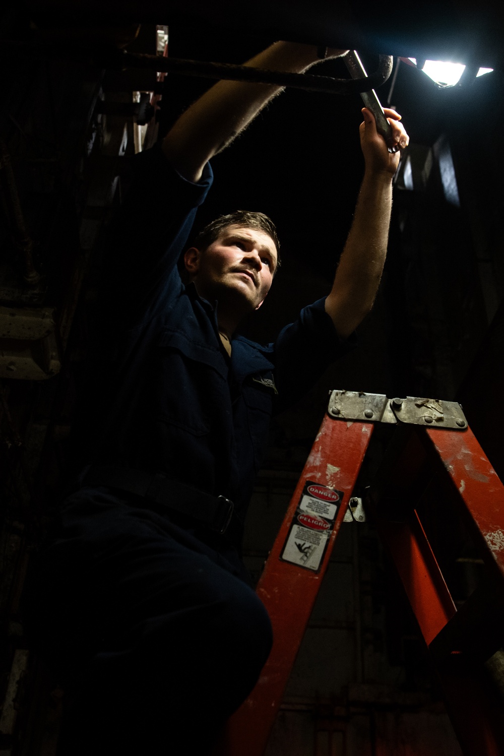Nimitz Sailors Perform Routine Maintenance
