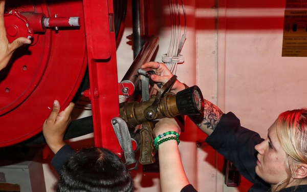 Frank E. Petersen Jr. conducts routine operations