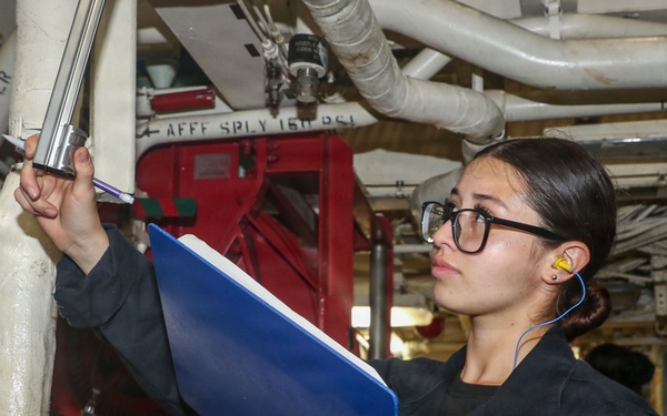 Frank E. Petersen Jr. conducts routine operations