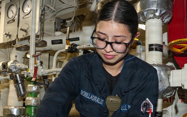 Frank E. Petersen Jr. conducts routine operations