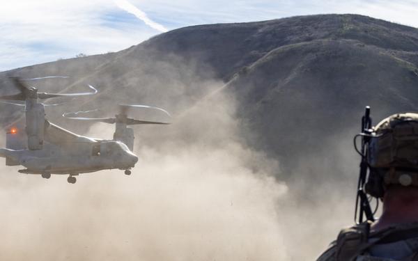 1st Bn., 5th Marines conduct simulated raid during Steel Knight 25